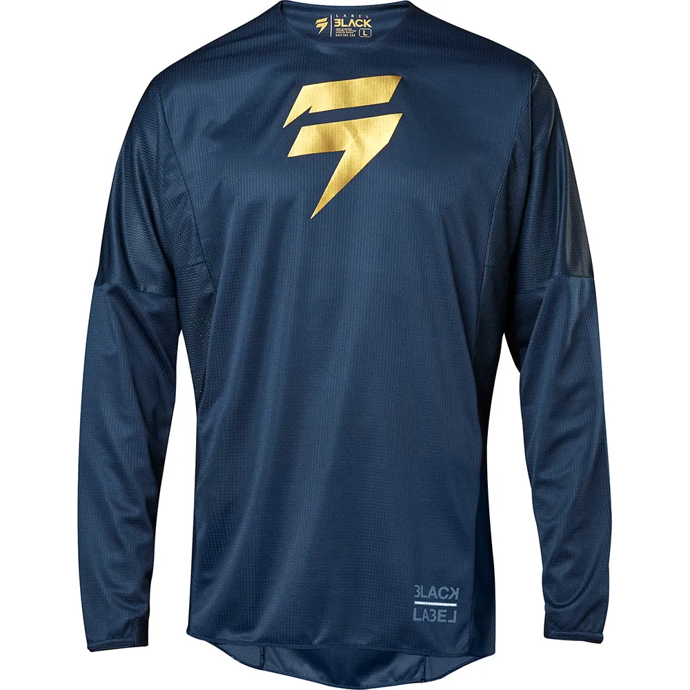 SHIFT 3LACK STRIKE JERSEY [NAVY/GOLD] S