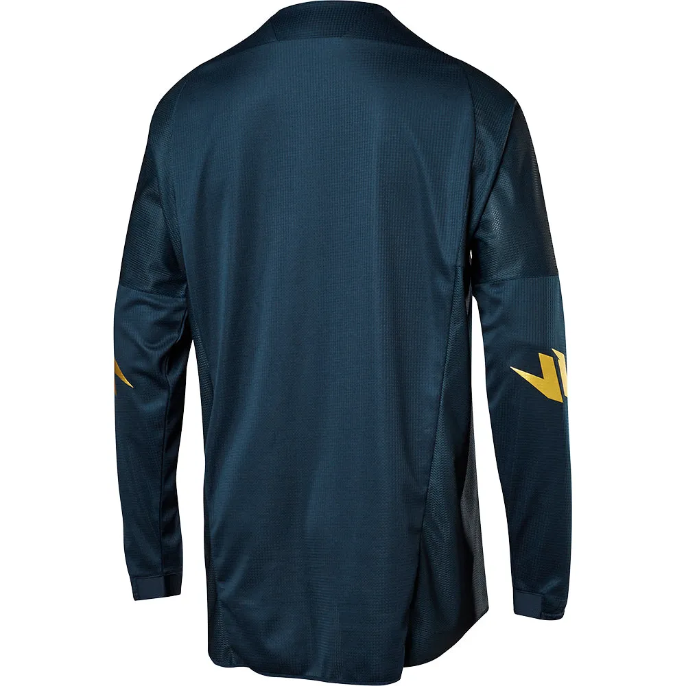 SHIFT 3LACK STRIKE JERSEY [NAVY/GOLD] S