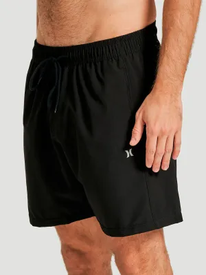 Shorts Hurley Block 16,5" Plus Size Preta