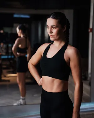 SIMONESPO SPORTS BRA - Black