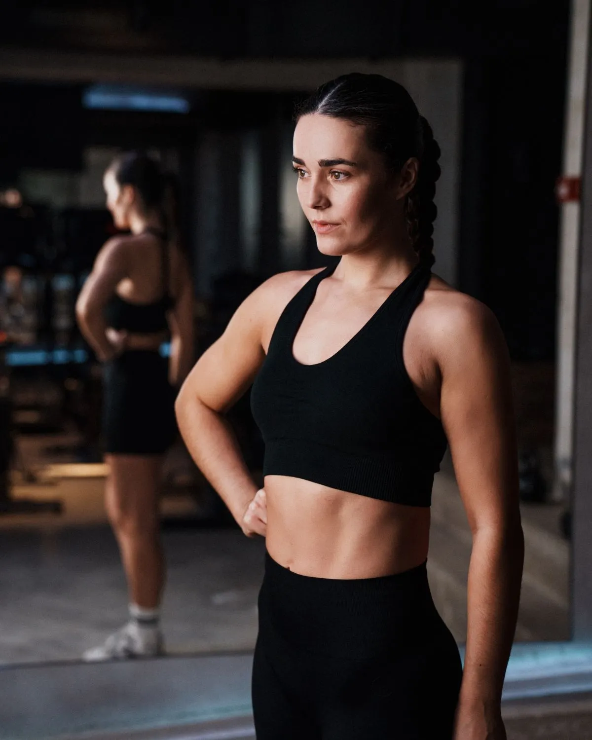 SIMONESPO SPORTS BRA - Black