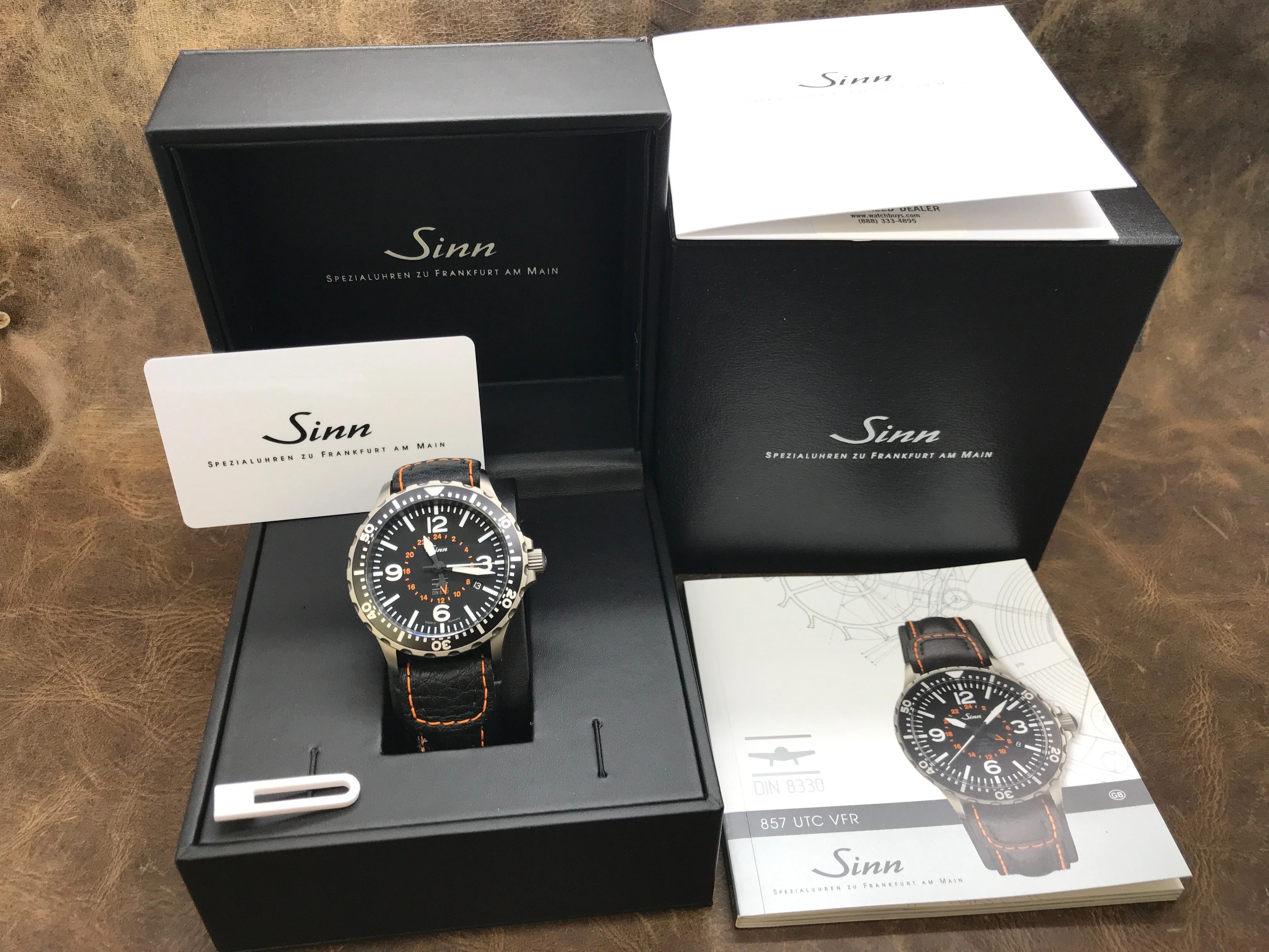 Sinn UTC 857 Black Dial Automatic Men's Watch