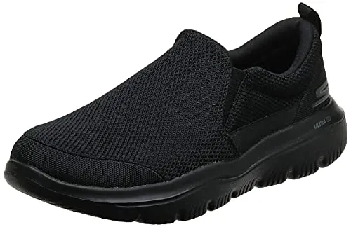 Skechers Men's GO Walk Evolution Ultra-Impeccable Sneaker, Black, 7