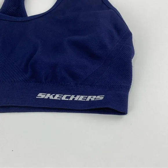 Skechers Stretch seamless Racerback sports bra Wireless Tagless no padding M