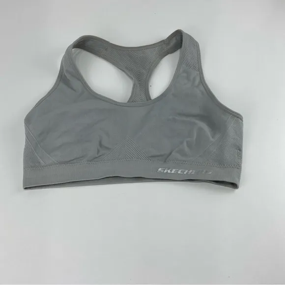 Skechers Stretch seamless Racerback sports bra Wireless Tagless no padding M