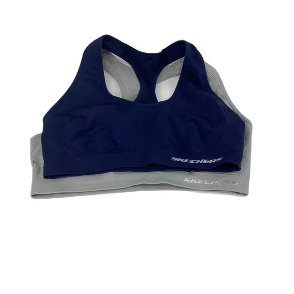 Skechers Stretch seamless Racerback sports bra Wireless Tagless no padding M