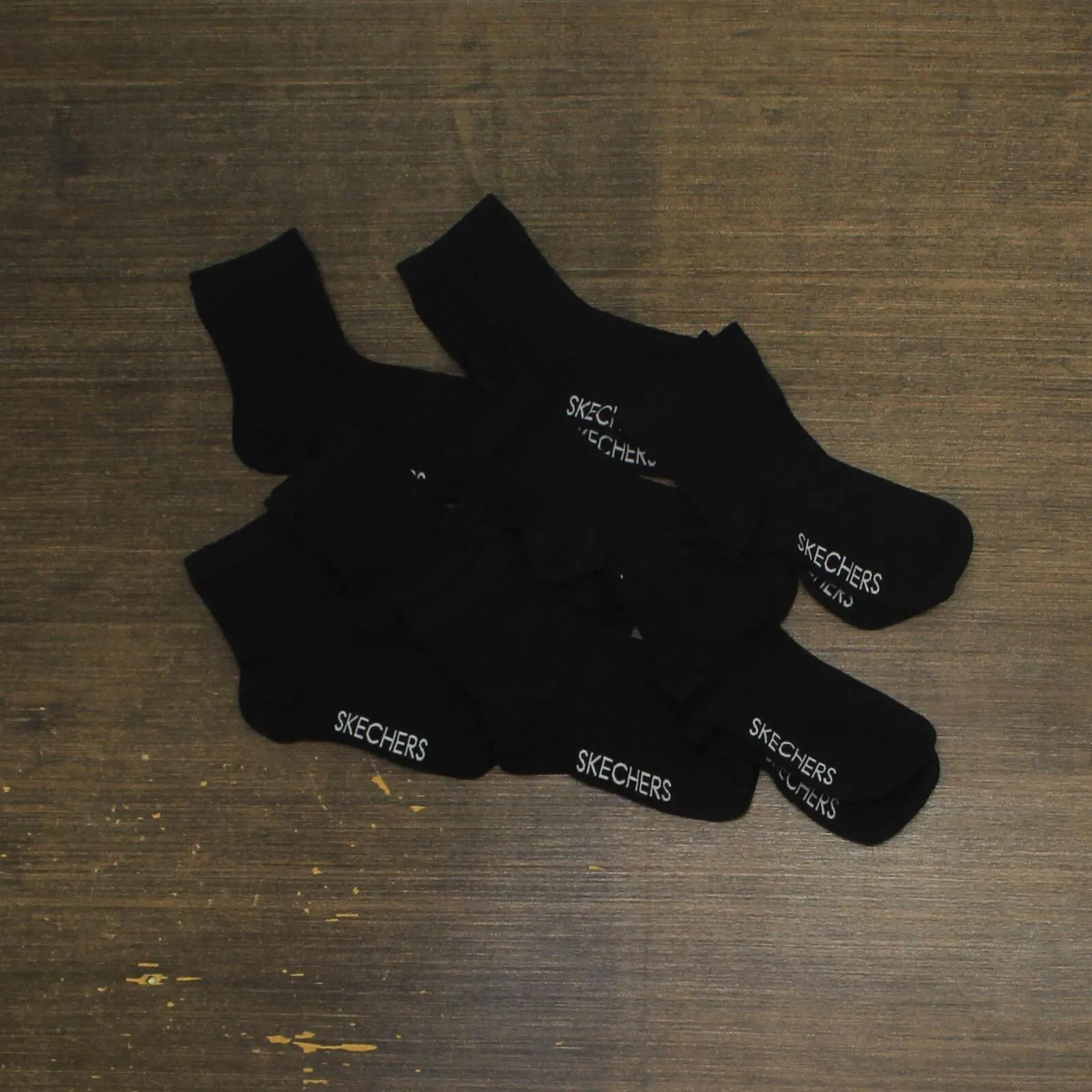 Skechers Women's 8 Pairs Ankle Anklet Socks 1780222 Black 6-9.5