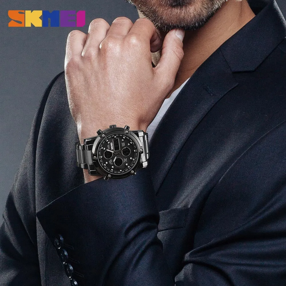 SKMEI 1389 Digital Analog Quartz Watch