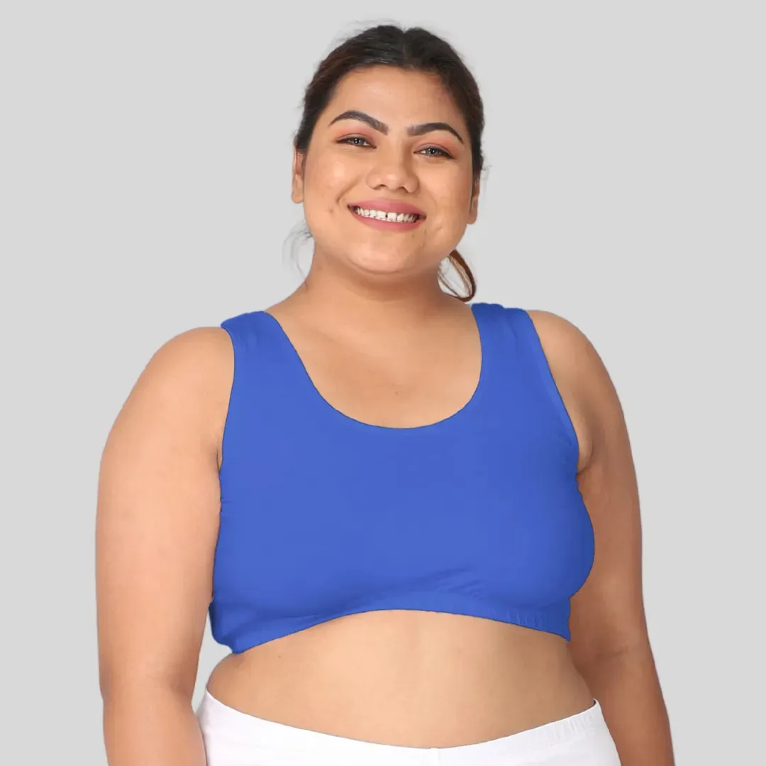 Sleep Bra For Large Breasts | Lounge Bra For Large Breasts | Non Padded | Non Wired | Full Coverage | Racerback
