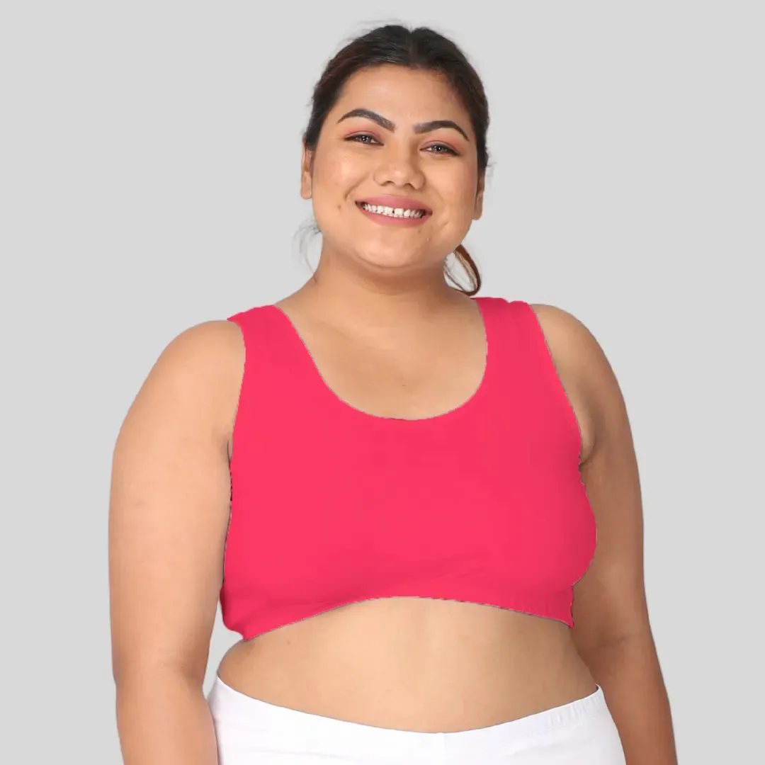 Sleep Bra For Large Breasts | Lounge Bra For Large Breasts | Non Padded | Non Wired | Full Coverage | Racerback