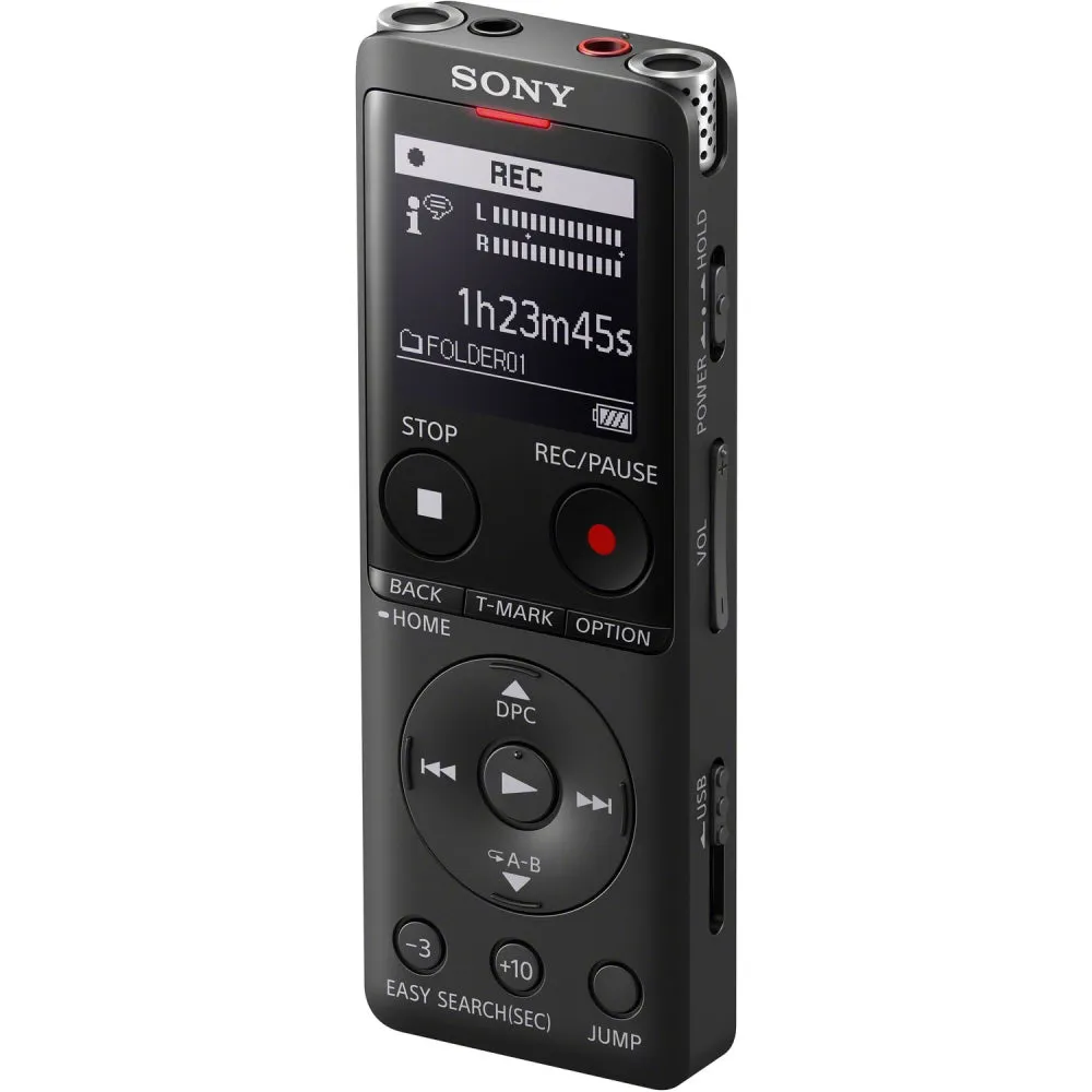 Sony ICD-UX570 Digital Voice Recorder | Black