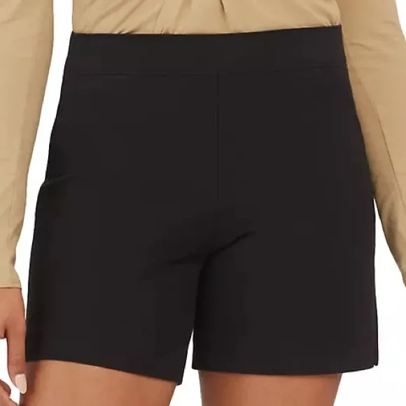 Spanx Medium Shorts Polished 6&quot; On-the-Go Shorts in Classic Black NWT