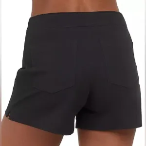 Spanx Medium Shorts Polished 6&quot; On-the-Go Shorts in Classic Black NWT