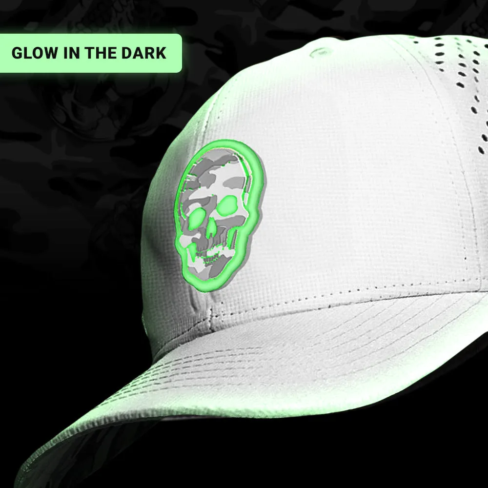 Special Edition Performance Snapback | Skull Ghost Military Camo | White PreOrder