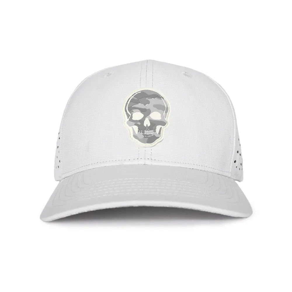 Special Edition Performance Snapback | Skull Ghost Military Camo | White PreOrder