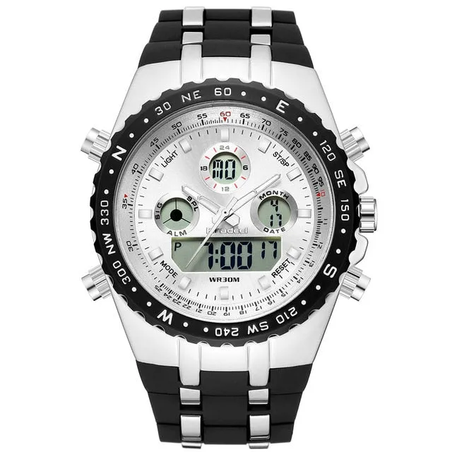Sport Wrist Watch Men with LED display
