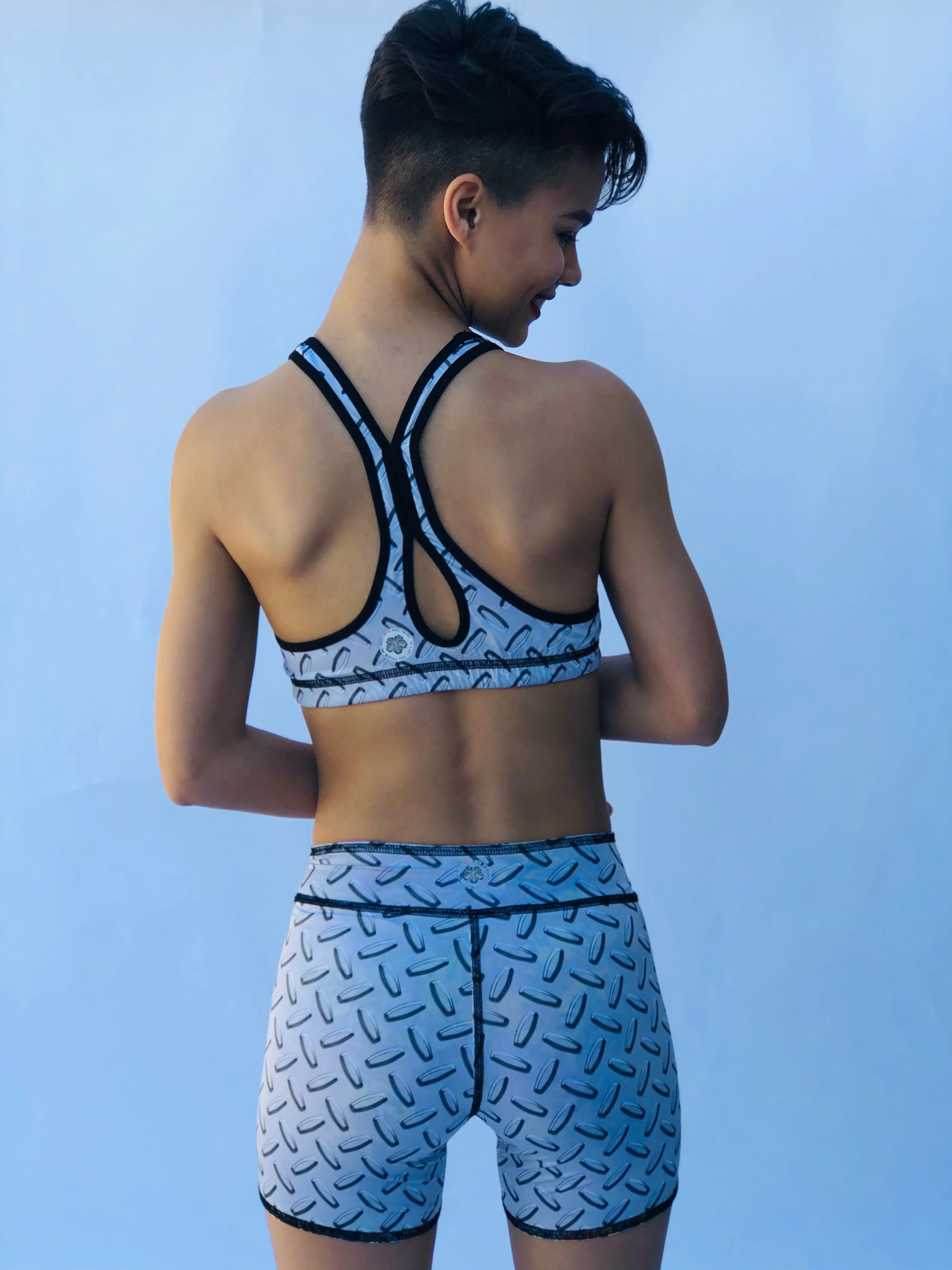 SPORTS BRA RACERBACK GRAFFITI/BUNS OF STEEL