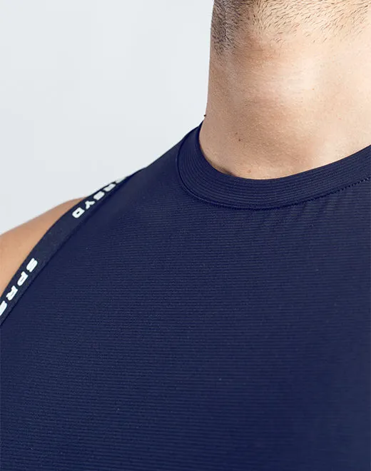 SPR Cropped Singlet - Black