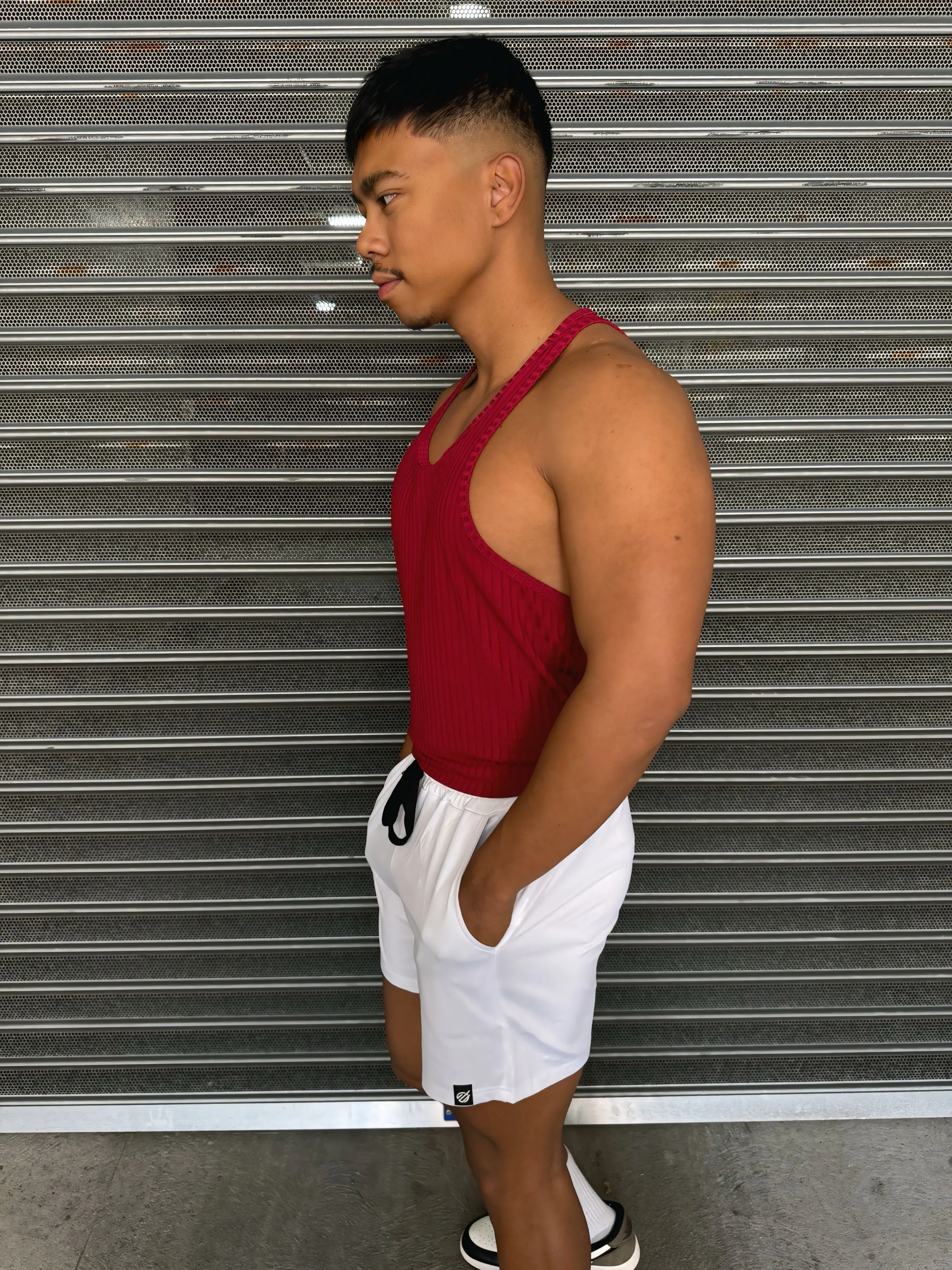 STATEMENT TRAINING SHORTS 2.0 in WHITE