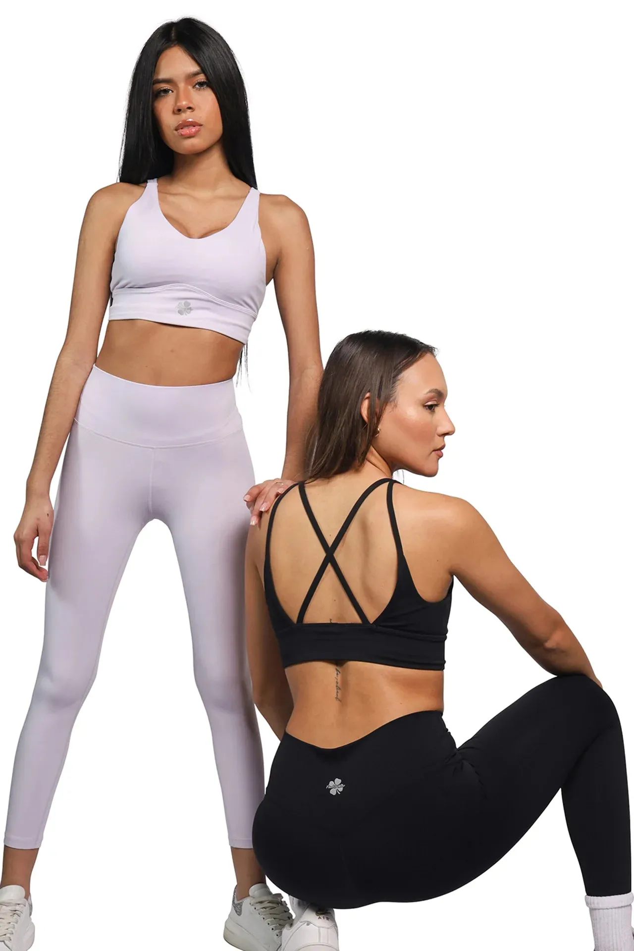 Strappy Cross Back Sports Bra