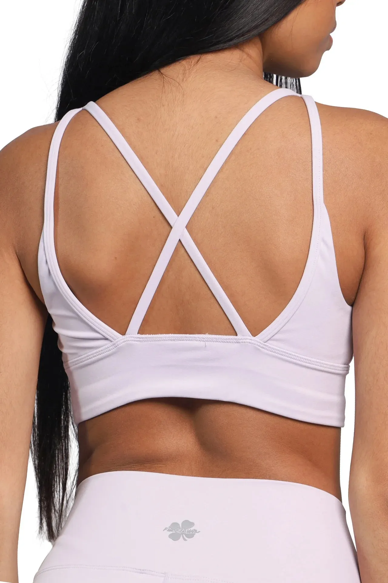 Strappy Cross Back Sports Bra