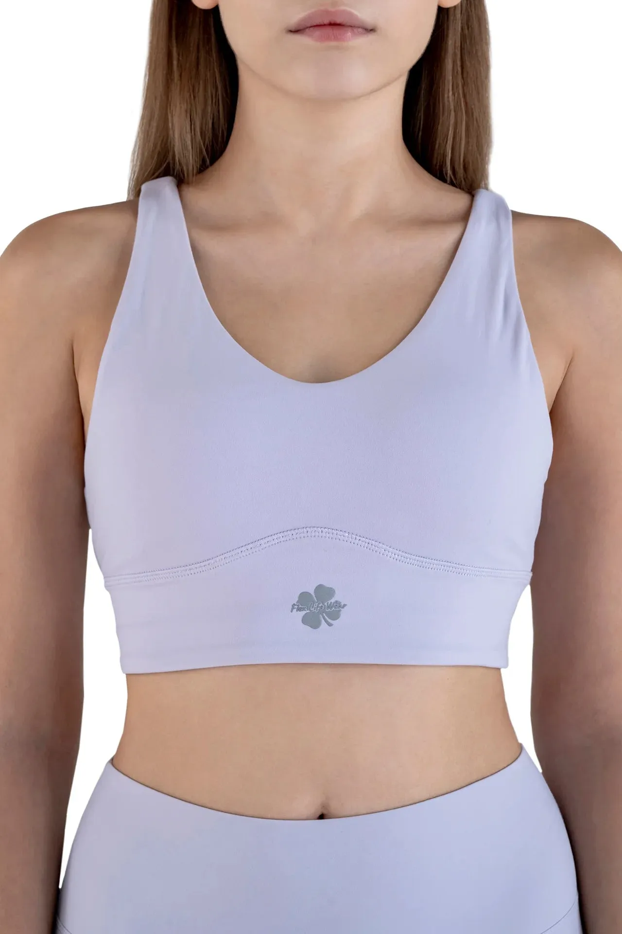 Strappy Cross Back Sports Bra