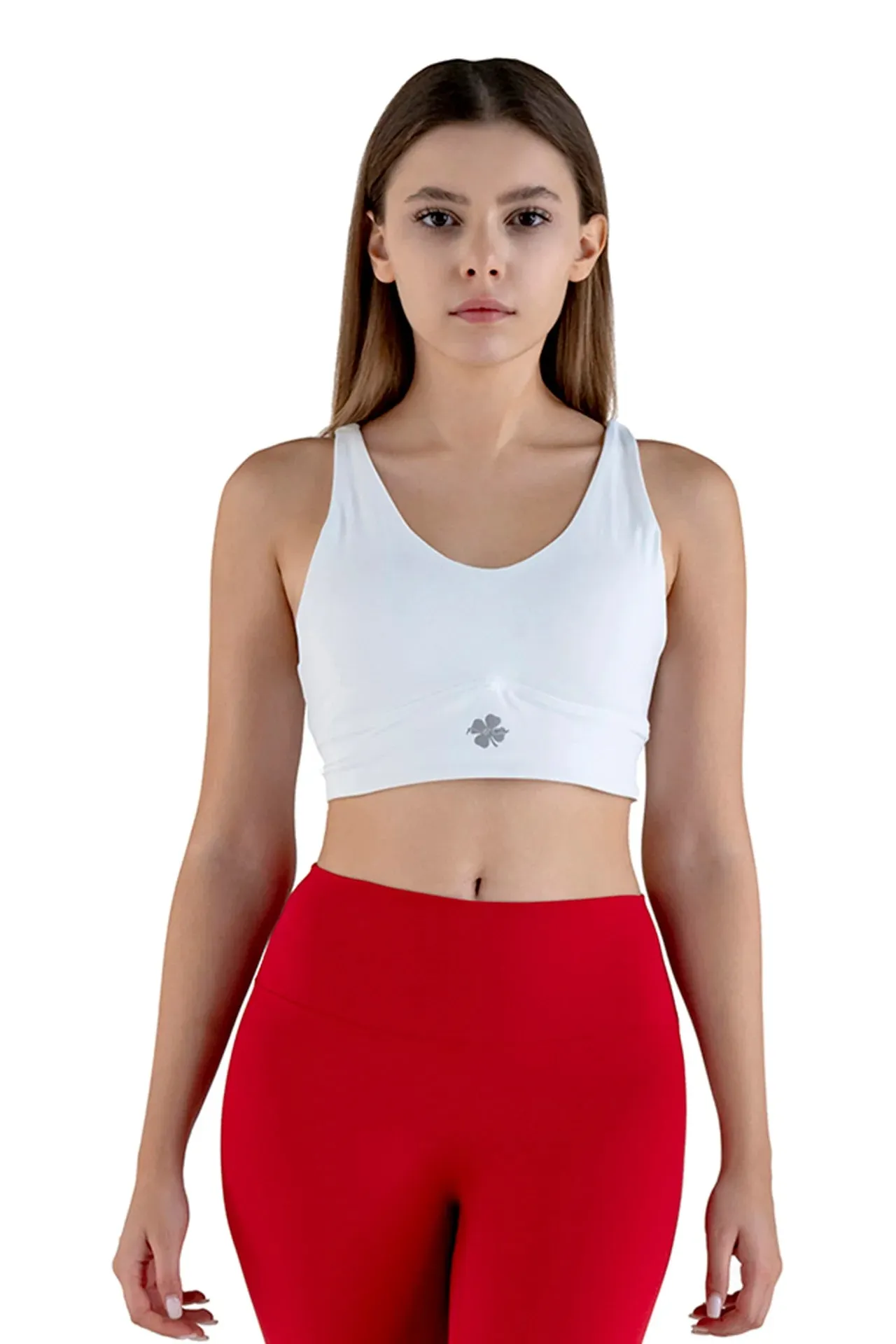 Strappy Cross Back Sports Bra