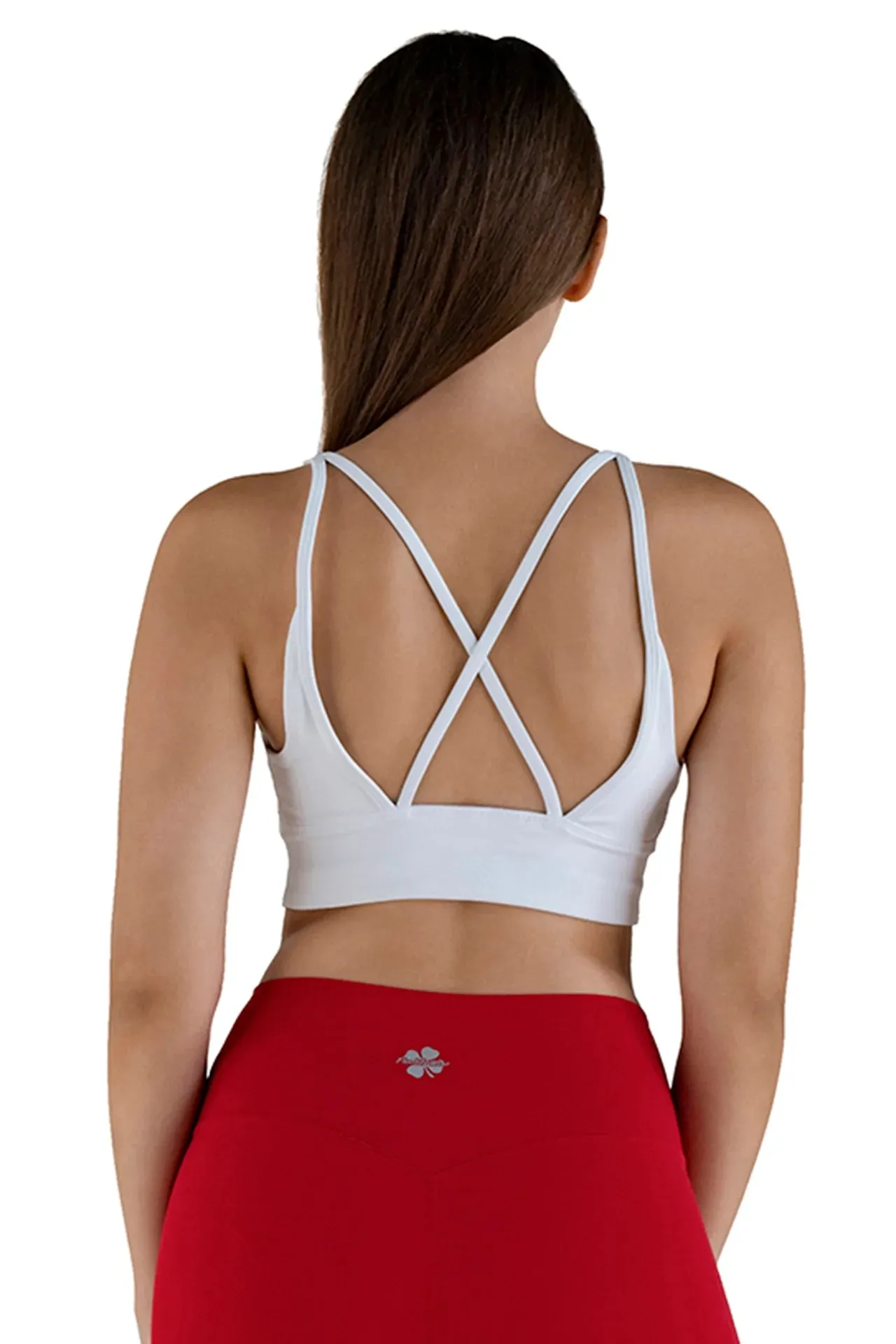 Strappy Cross Back Sports Bra
