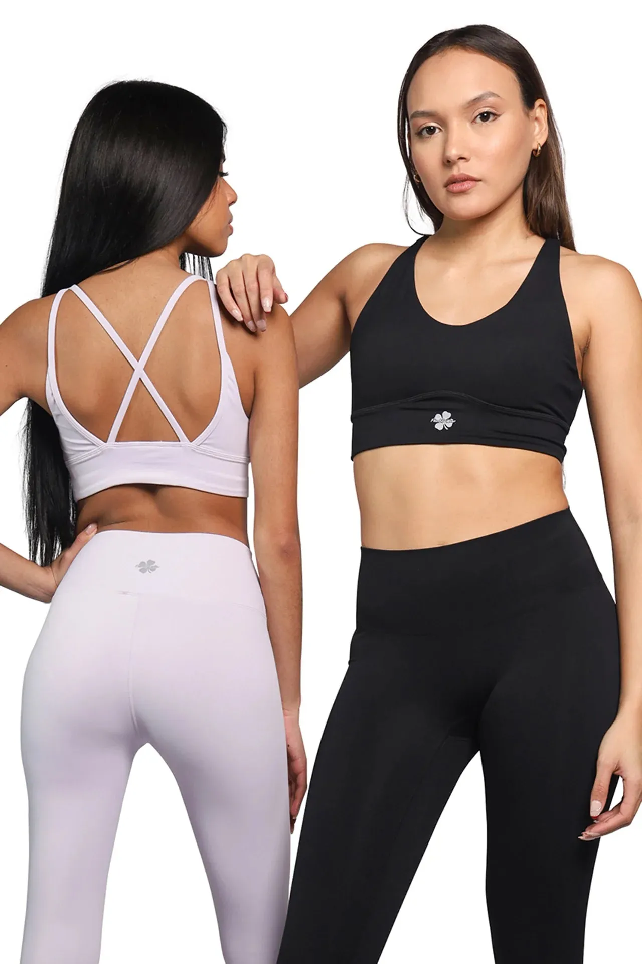 Strappy Cross Back Sports Bra
