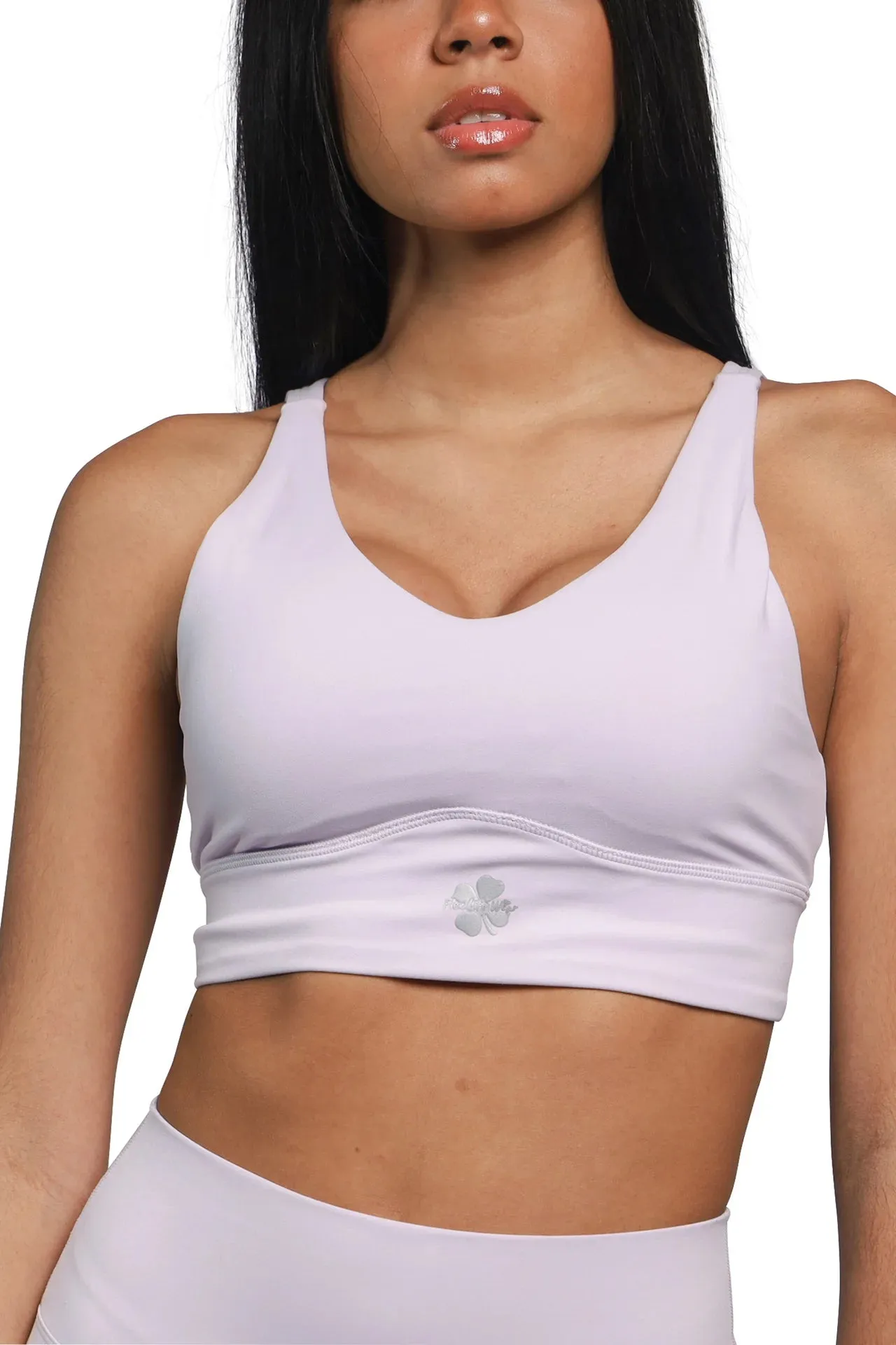 Strappy Cross Back Sports Bra