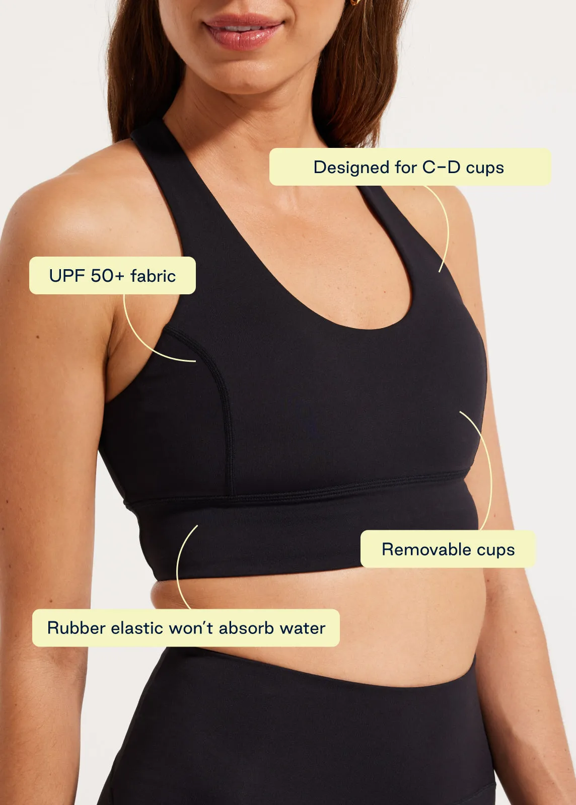 Sweat To Splash™ Scoop Bra