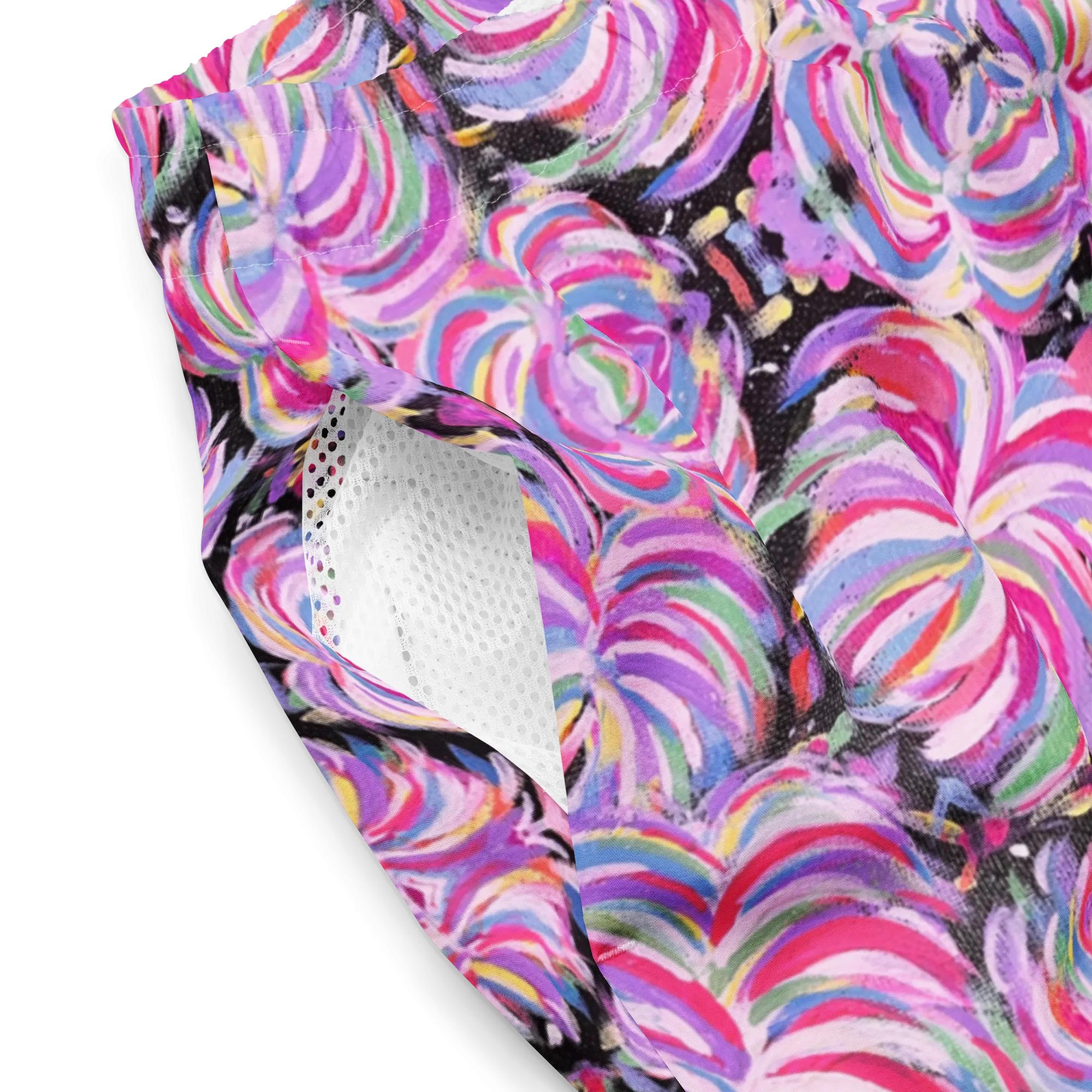 Swim Trunks ( Secret Internal Pocket)- "Fluffy" Design
