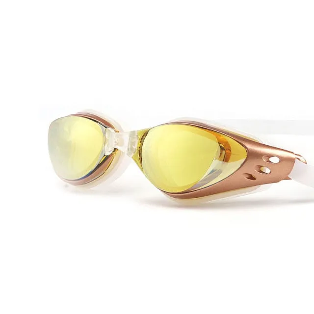 Swimming glasses -1.0~-10 Waterproof Anti-Fog arena eyewear