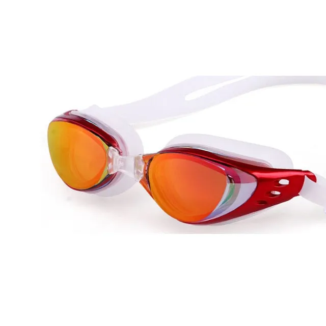 Swimming glasses -1.0~-10 Waterproof Anti-Fog arena eyewear