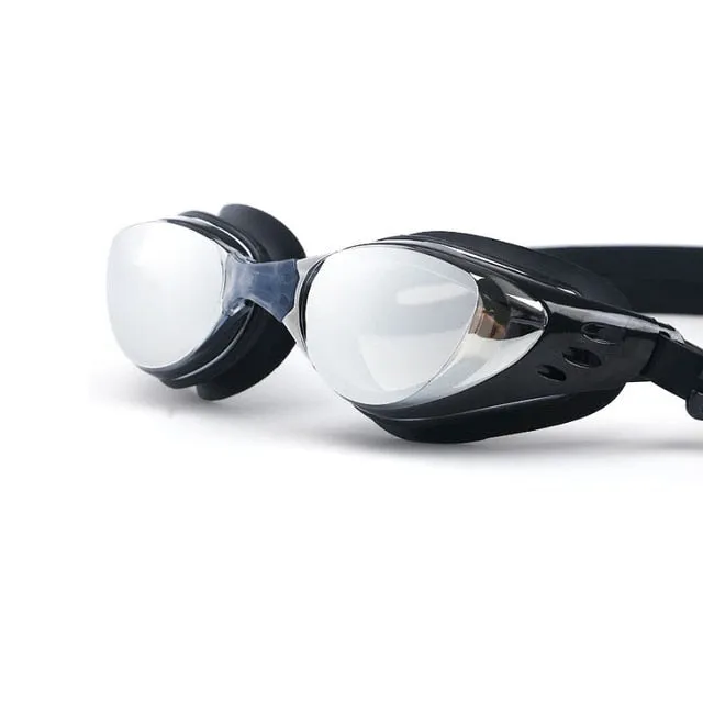 Swimming glasses -1.0~-10 Waterproof Anti-Fog arena eyewear