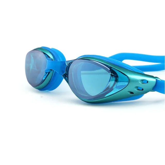Swimming glasses -1.0~-10 Waterproof Anti-Fog arena eyewear