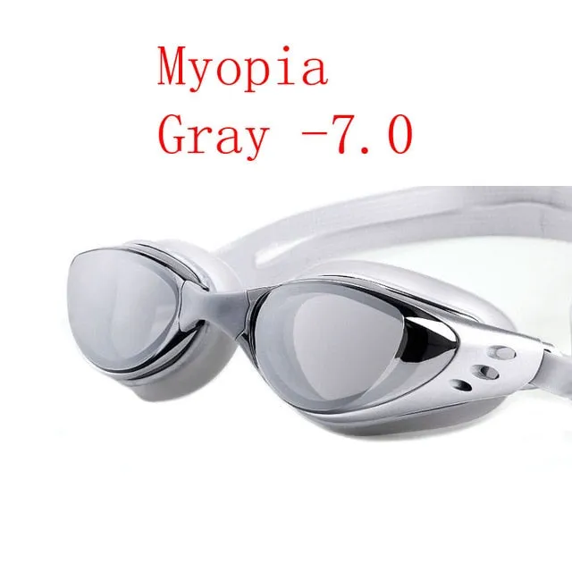 Swimming glasses -1.0~-10 Waterproof Anti-Fog arena eyewear
