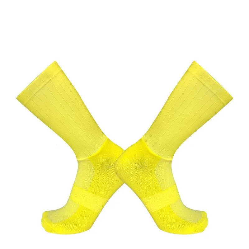 Team Version Of Aerodynamic Cycling Socks Men And Women Socks Non-Slip Silicone Cycling Socks Aero Socks