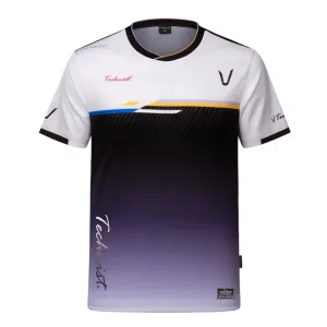 Technist TNT5521 Men's Game Shirt [Deep Purple, Black & White]