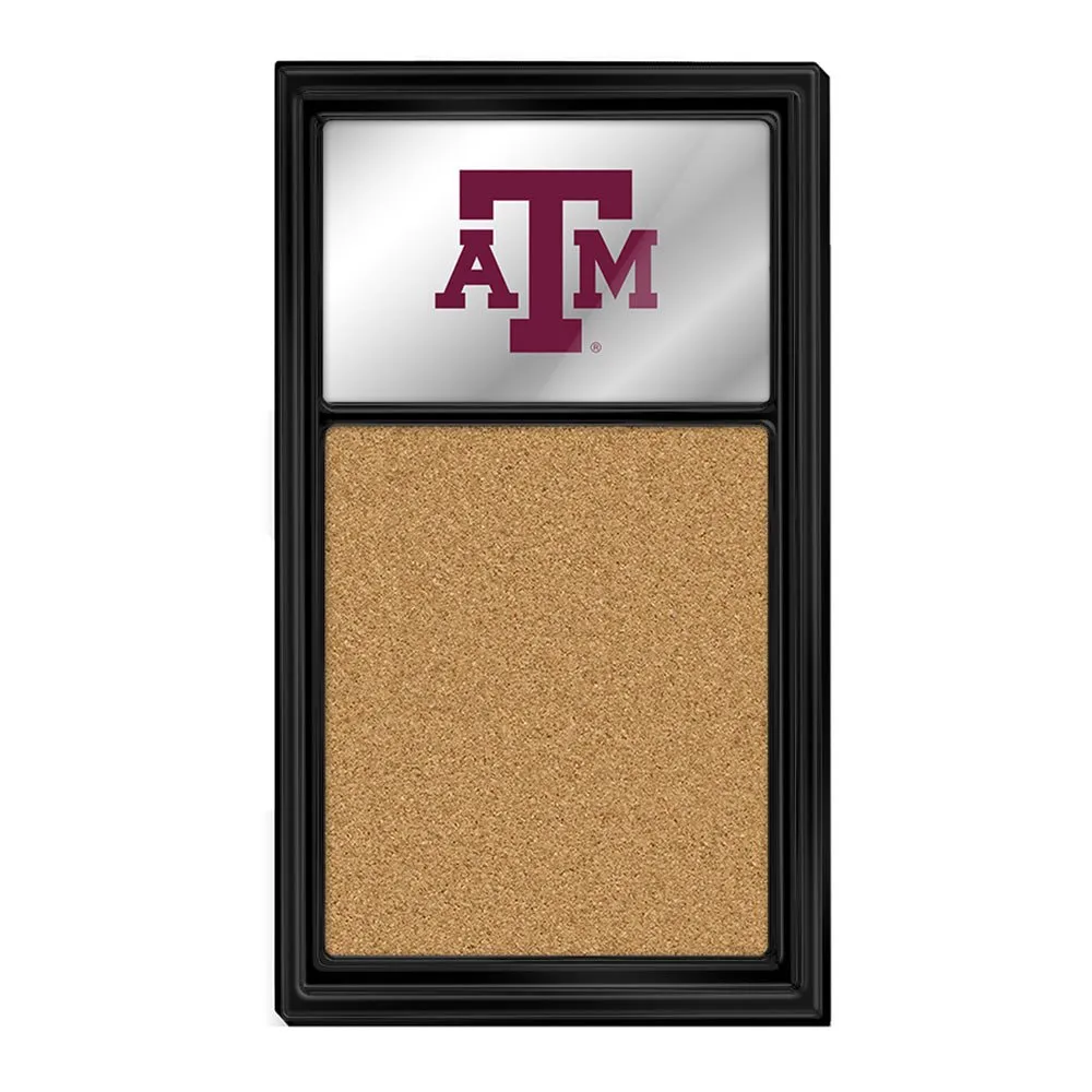Texas A&M Aggies: Mirrored Cork Note Board