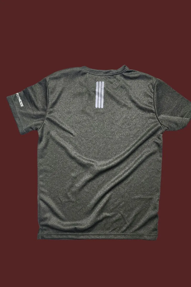 TEXTURED LOUNGE TEE-CHOCOLATE BROWN