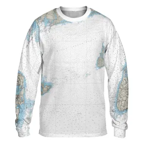 The Montauk Point to Block Island Long Sleeve Performance Tee