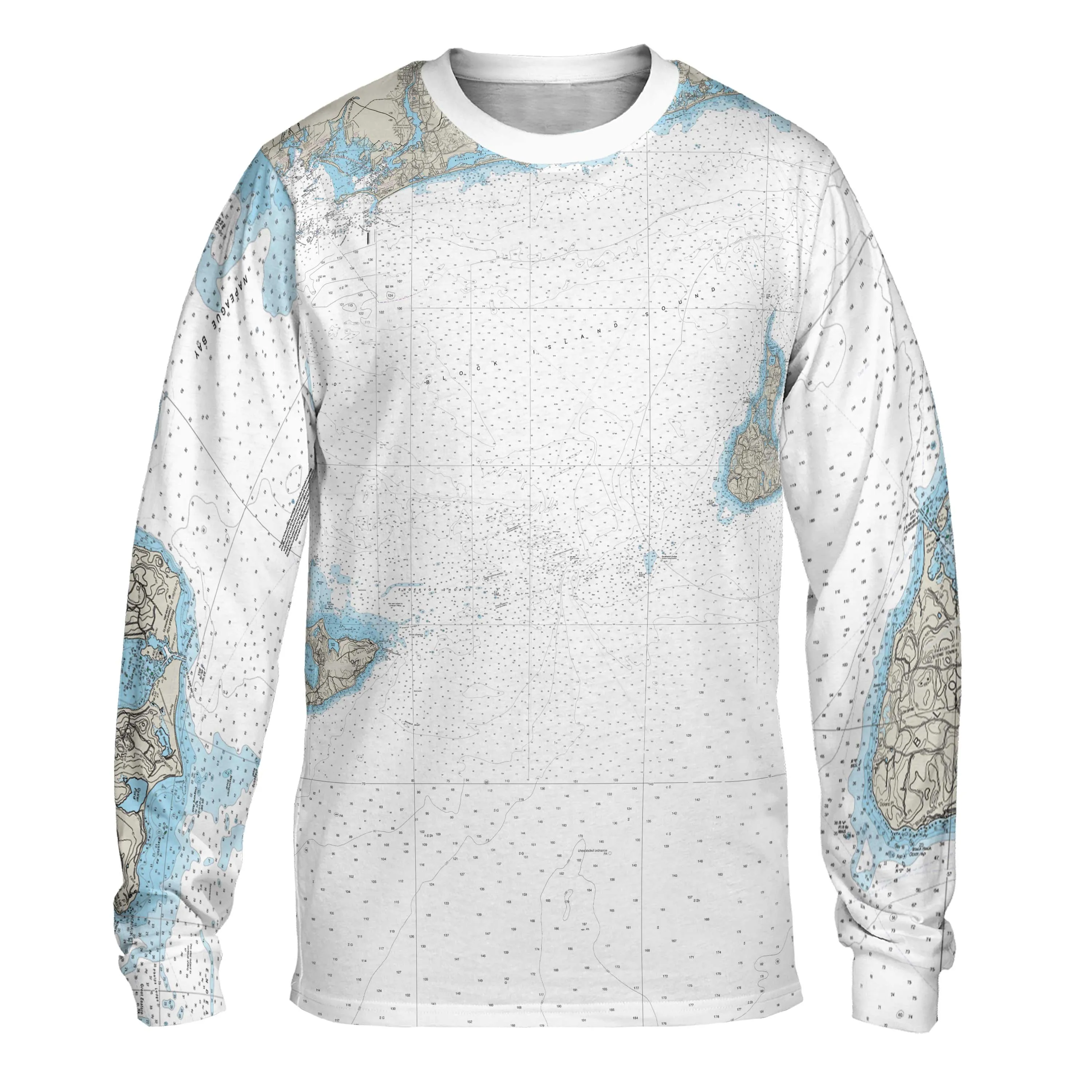 The Montauk Point to Block Island Long Sleeve Performance Tee