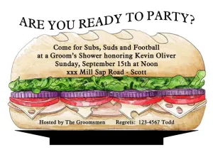THE POORBOY CUSTOM INVITATION