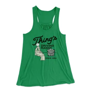 Thing's Driving Range Women's Flowey Tank Top