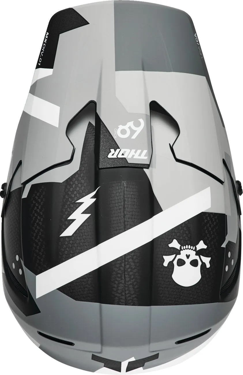 THOR Reflex Sport Helmet - MIPS - Carbon Brave - Gray/White