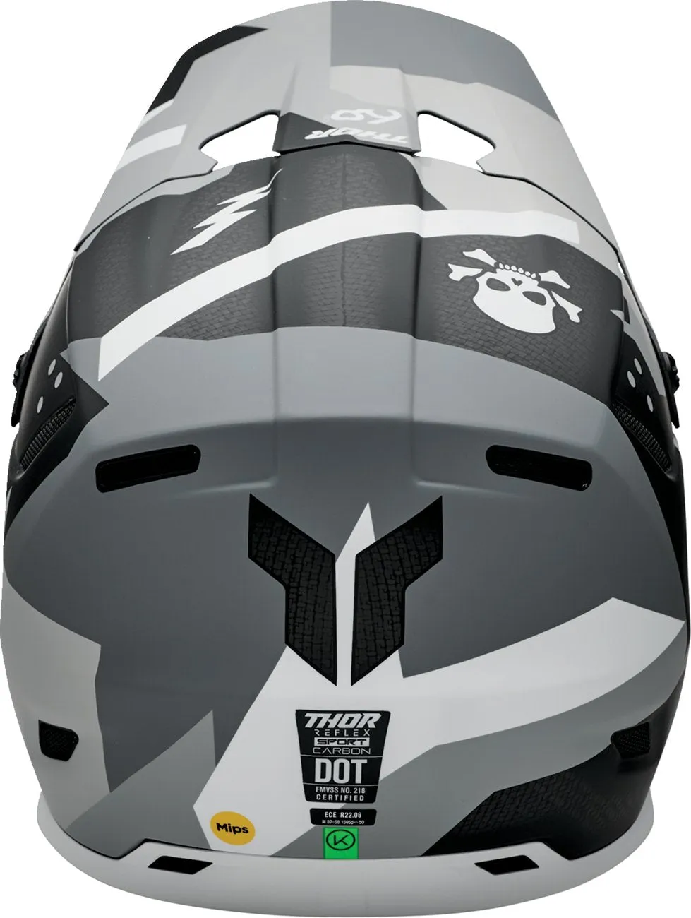 THOR Reflex Sport Helmet - MIPS - Carbon Brave - Gray/White