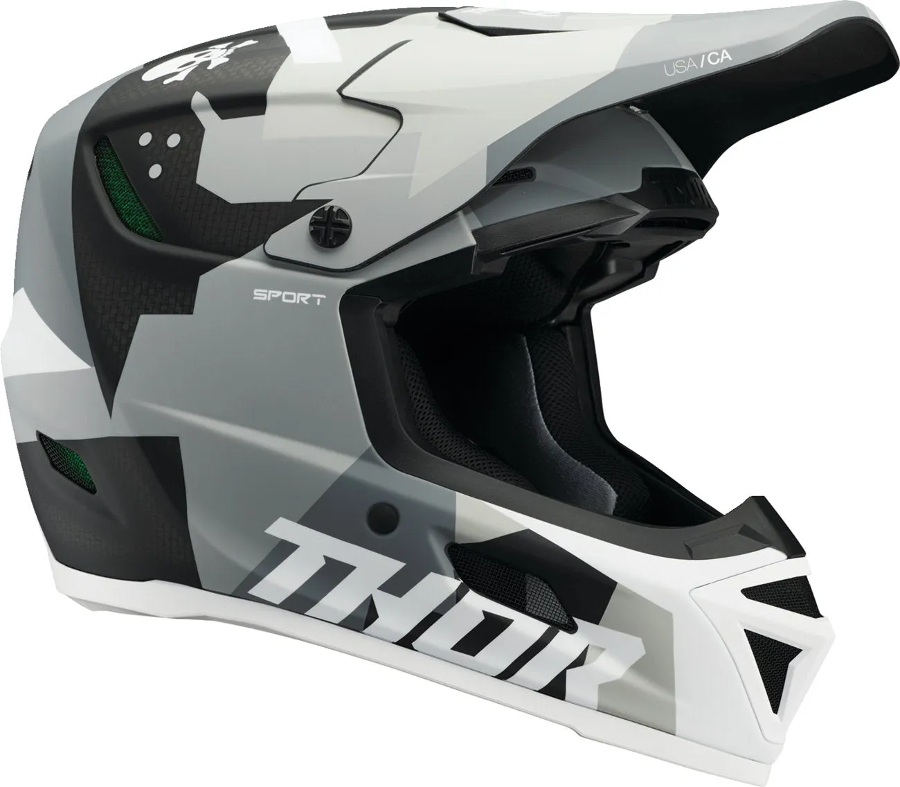 THOR Reflex Sport Helmet - MIPS - Carbon Brave - Gray/White