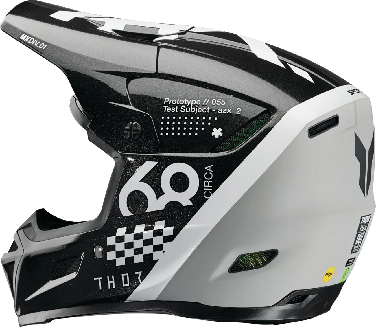 THOR Reflex Sport Helmet - Riot - MIPS - Black/White