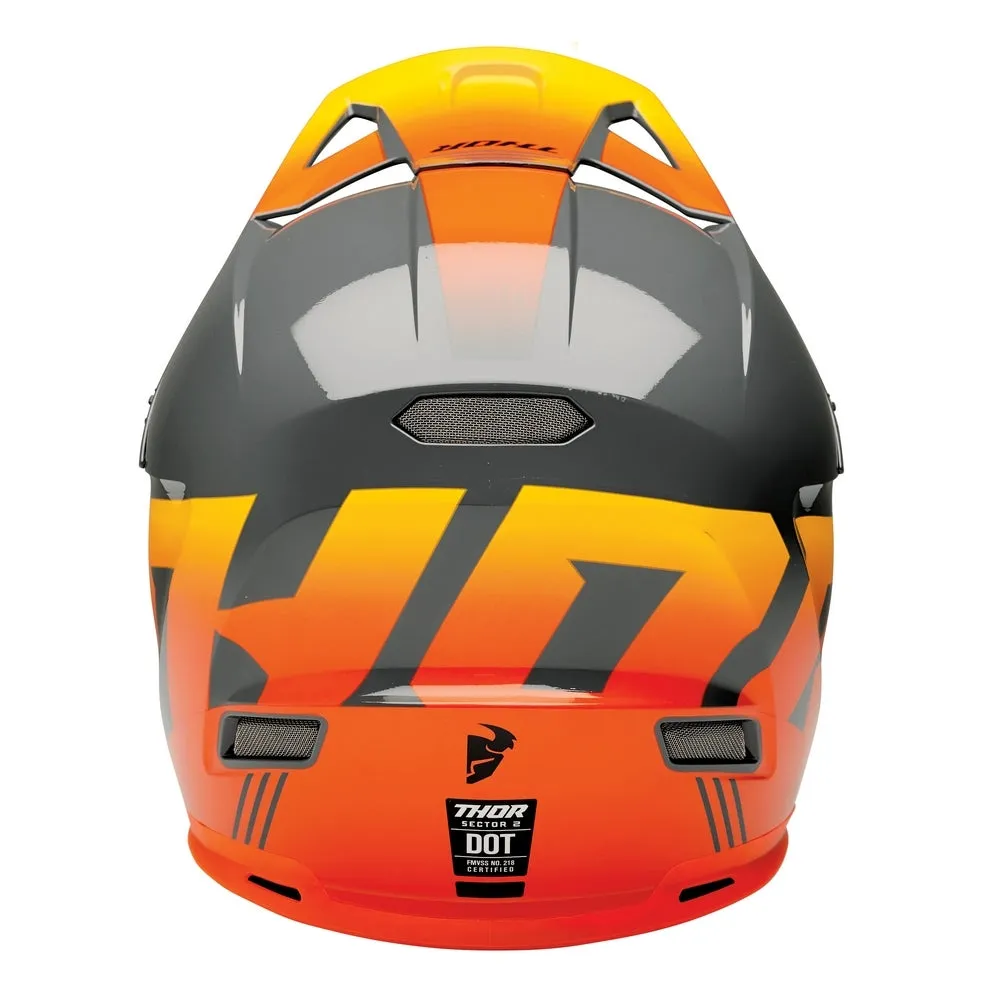 Thor Sector 2 Carv Helmet Ch/Or
